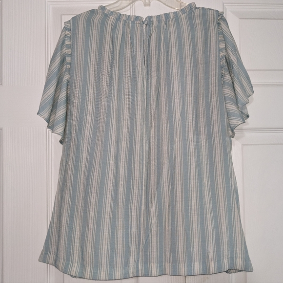 Lauren Conrad Short Bell Sleeve Top Size XL - Picture 4 of 12